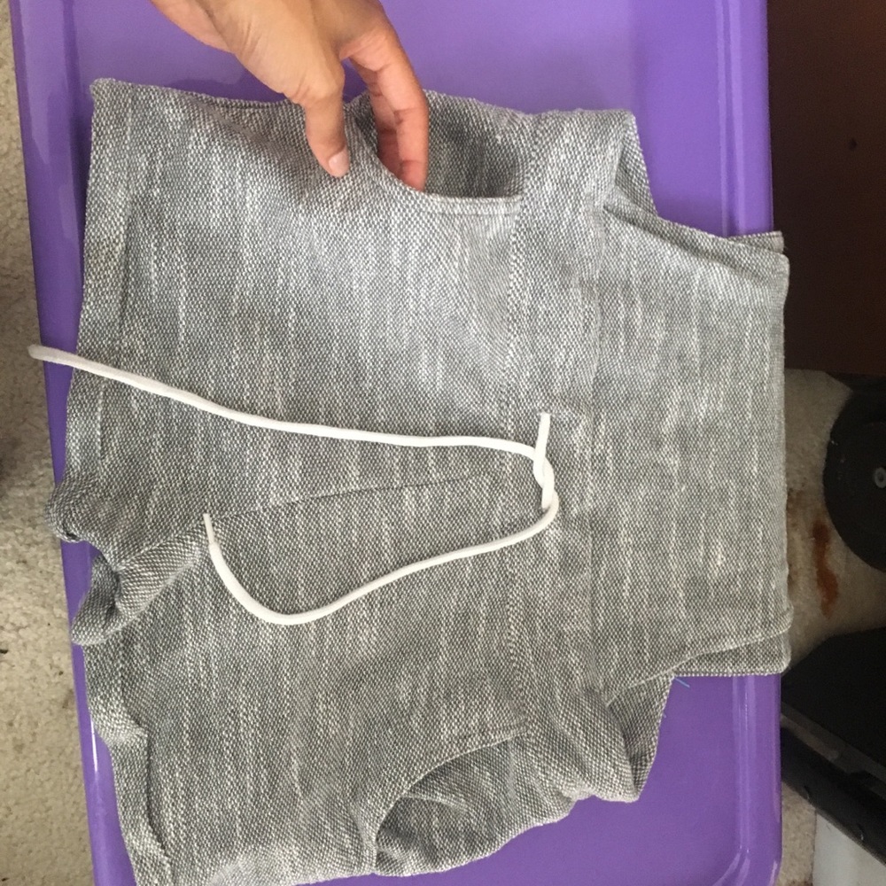 Overall sweats with tie and pockets